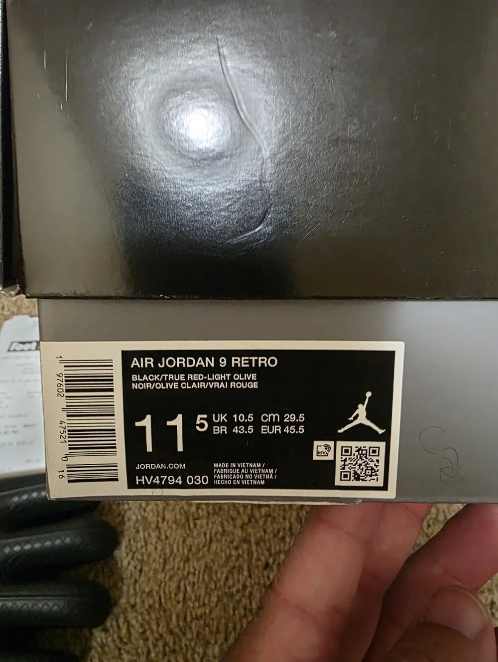 Air Jordan Retro 9 Olives 2024